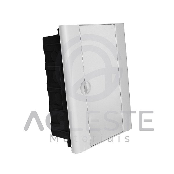 QUADRO DE DISTRIBUIÇÃO PARA 06/08 DISJUNTORES DIN - TAF BRANCO/BRANCO - TAF7057